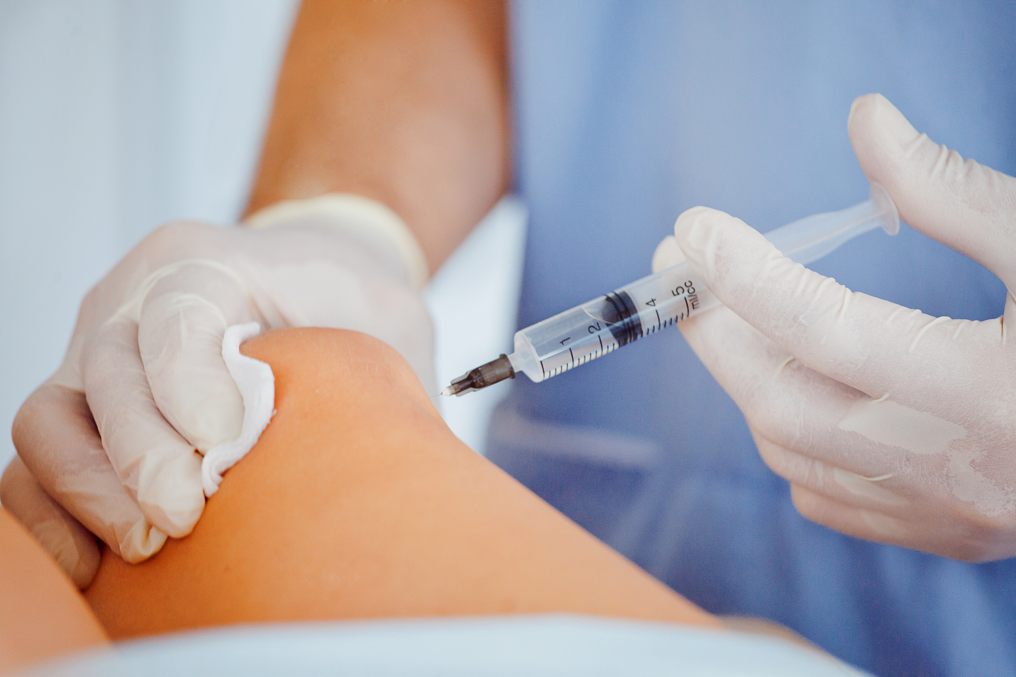 What are amniotic injections?